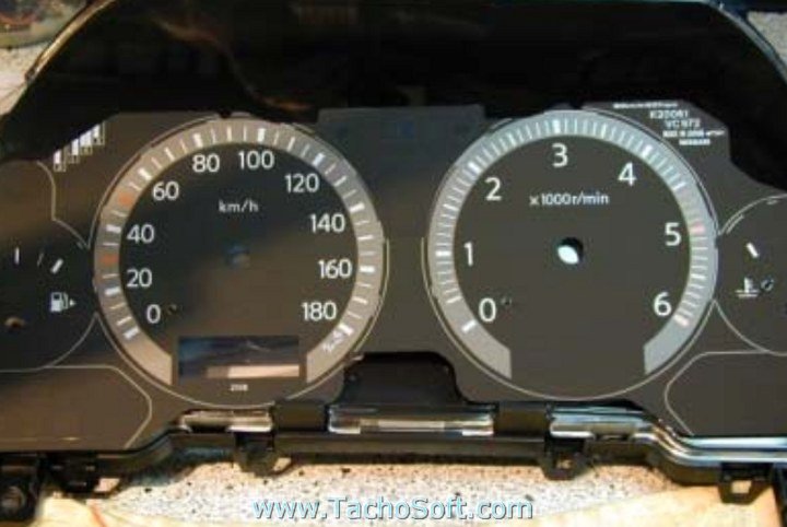 Nissan speedometer calibration