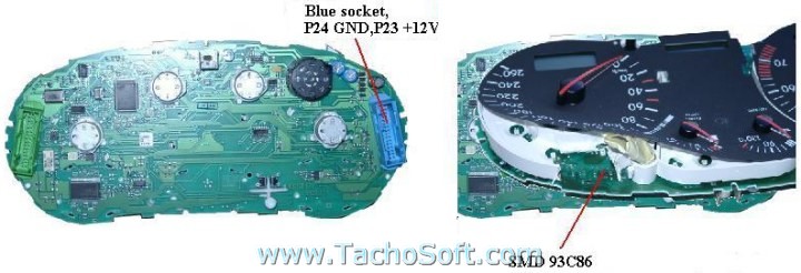 VW Passat B5 speedometer calibration information